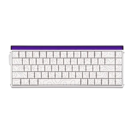 AULA Hero 68 HE Wired Magnetic Keyboard - White Contours - Black King Mag Switches