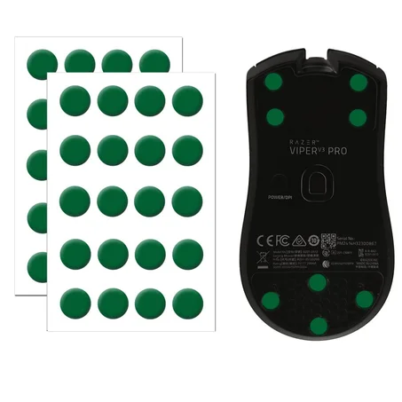 X-Raypad Jade Air Mouse Skates - Universal D6.5mm PTFE Dots - Quiet & Speed