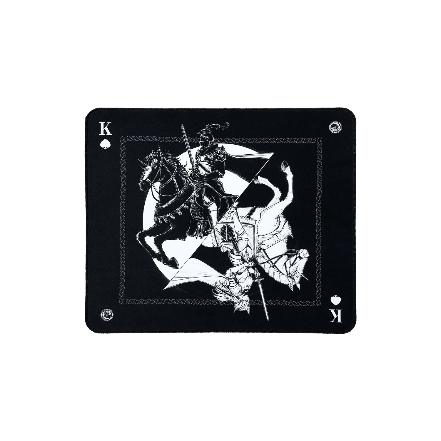 ATK Knight Zodiac Horse Limited Edition Gaming Mouse Pad - Black (490mmx420mmx4mm)