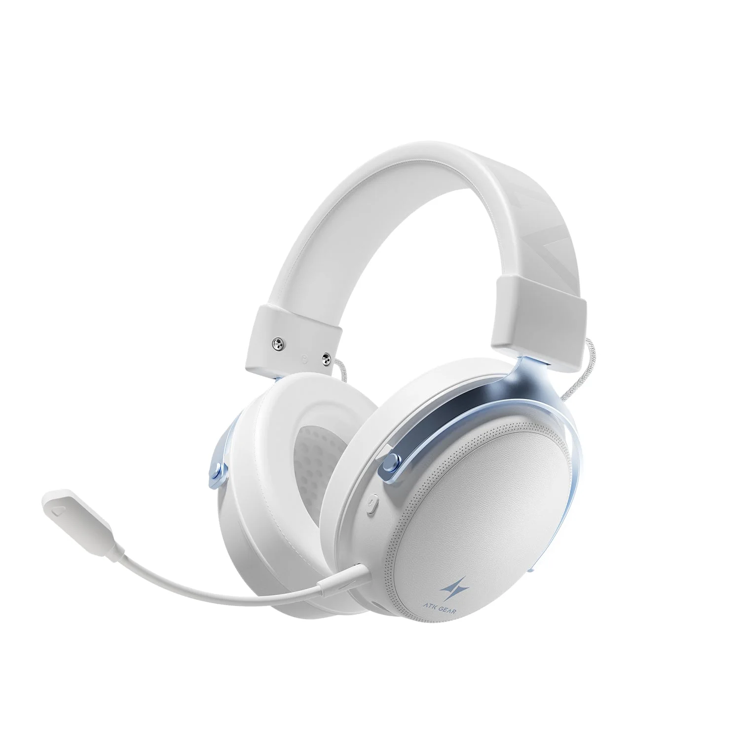ATK Neptune N9 Ultra E-Sports Gaming Wireless Headset - White & Blue