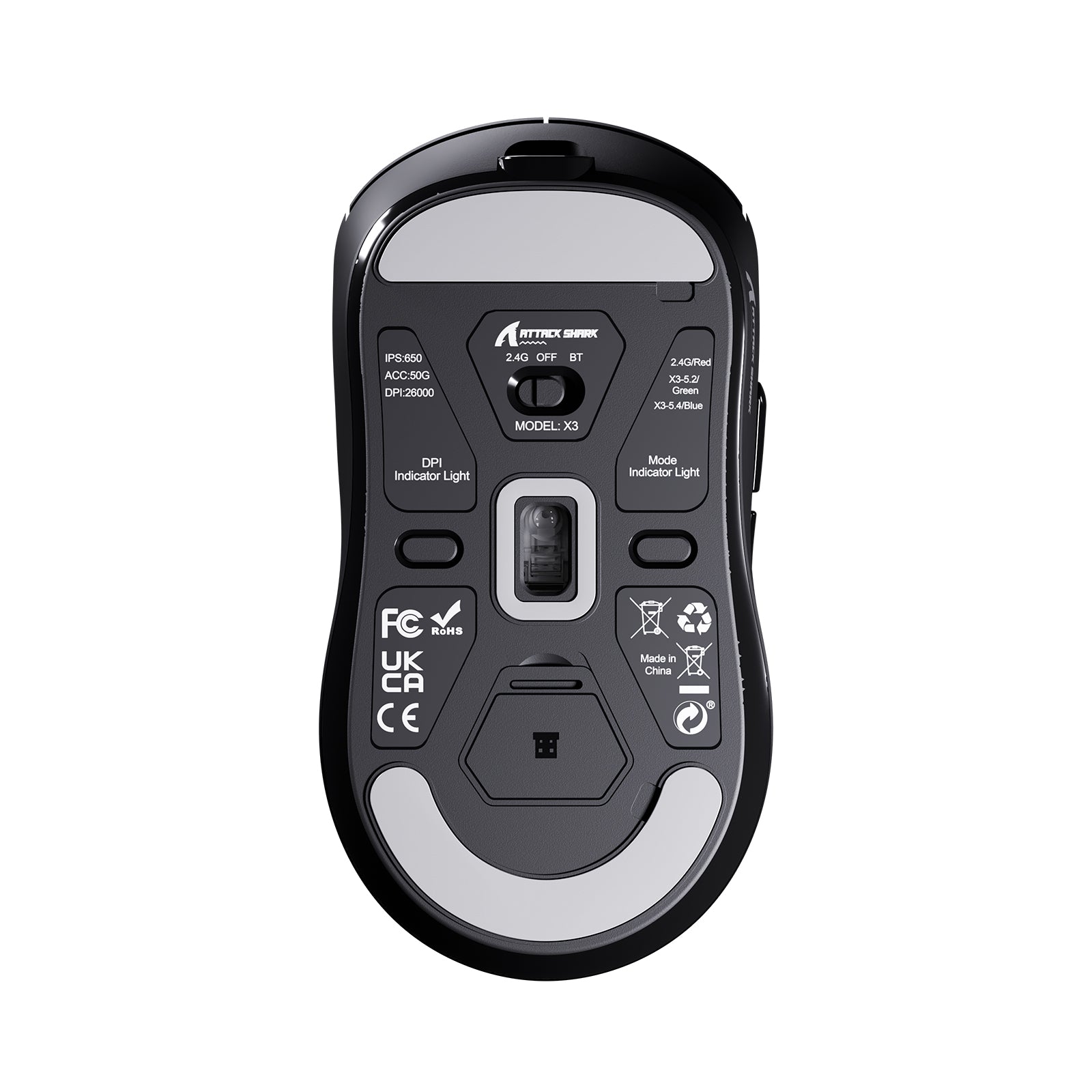 ATTACK SHARK X3 Wireless Gaming Mouse