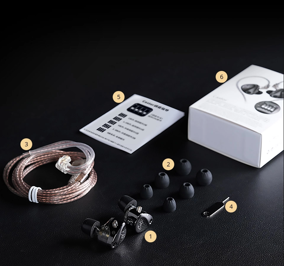 Kz Castor Harman with Mic Iem