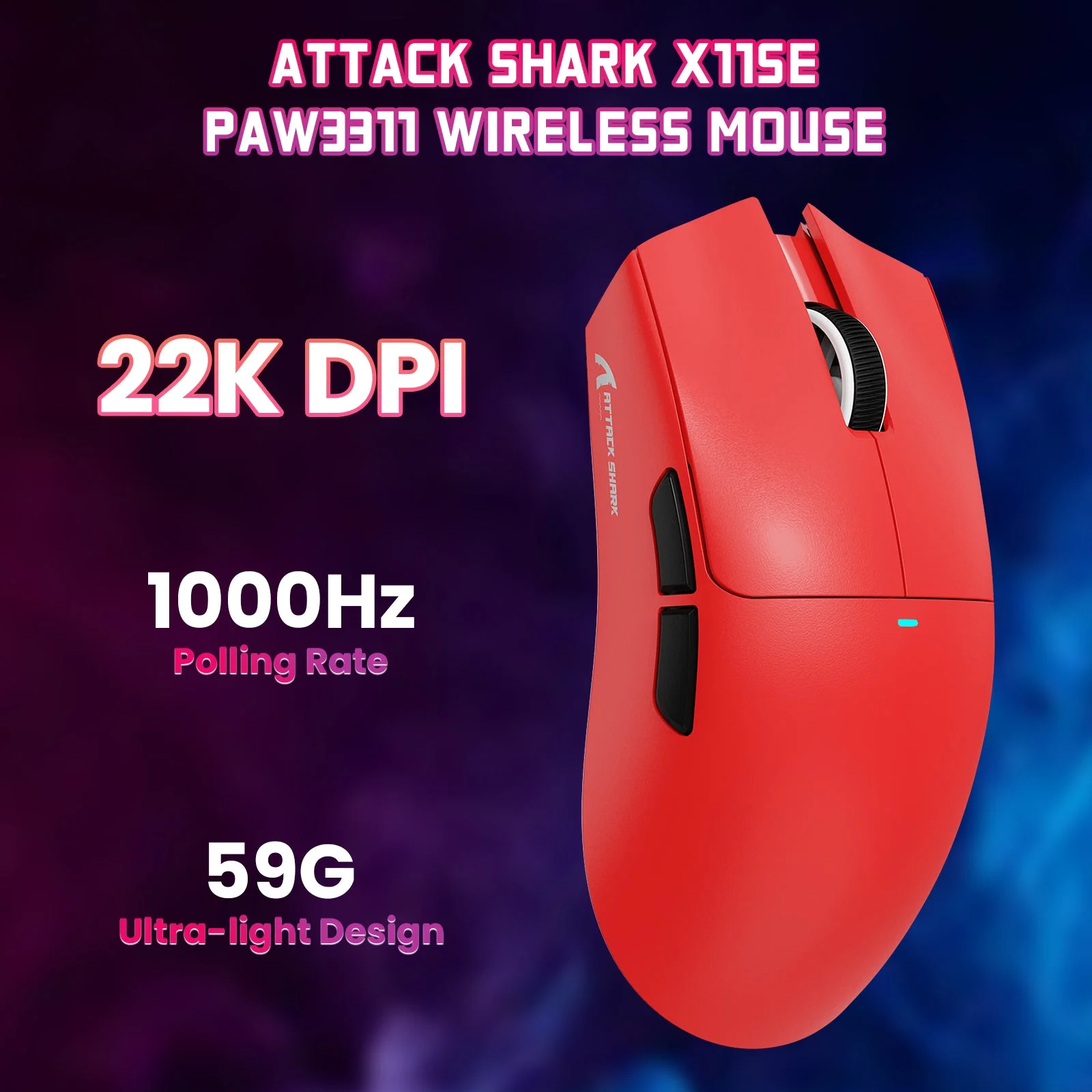Attack Shark X11 SE Gaming Mouse