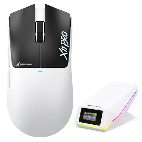 ATTACK SHARK X11 PRO V2 Wireless Gaming Mouse with TFT Display Charging Dock