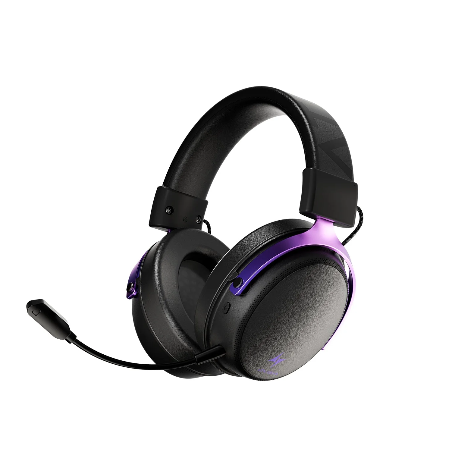 ATK Neptune N9 Ultra E-Sports Gaming Wireless Headset - Black & Purple