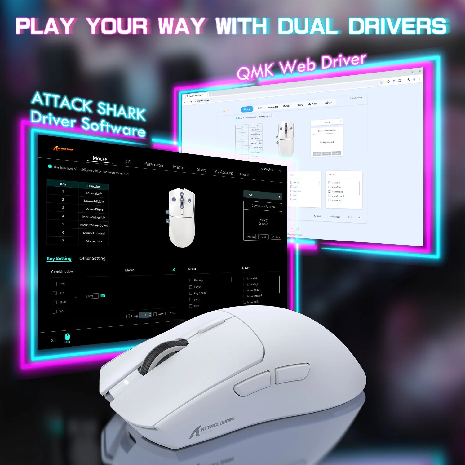 Attack Shark X1 Gaming Mouse