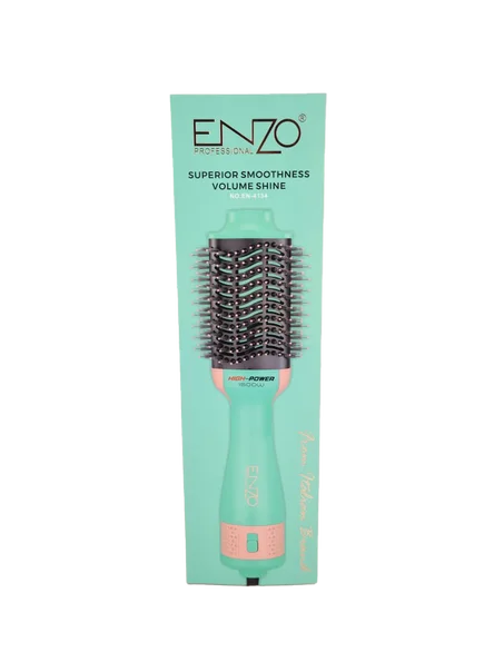 فرشاة تجفيف الشعر ENZO - موديل EN 4134 (إصدار بلون تركواز × وردي)