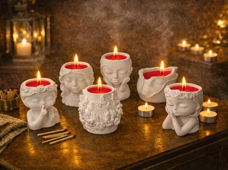 Pack Impérial "Éclats d’Émotion" – 7 Bougies Sculpturales d’Exception
