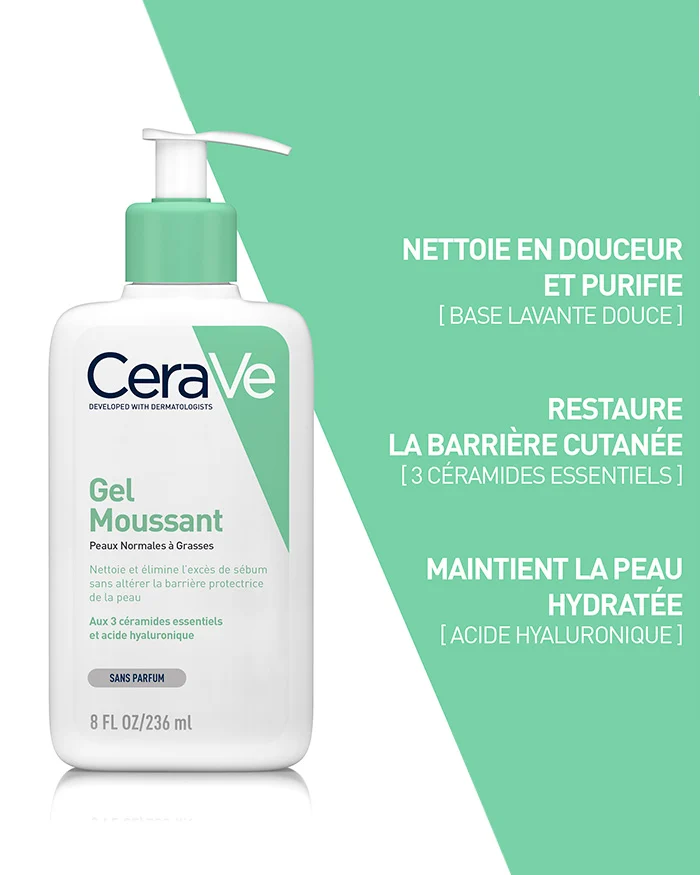 CERAVE GEL NETTOYANT MOUSSANT 2360 ML