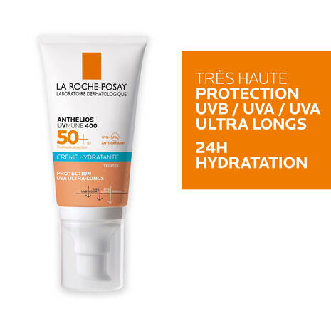 La roche posay Anthélios  Crème solaire peau sensible teintée SPF50+