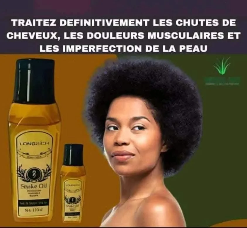 HUILE DE SERPENT 120ml LONGRICH ( collagène  du serpent naturel )