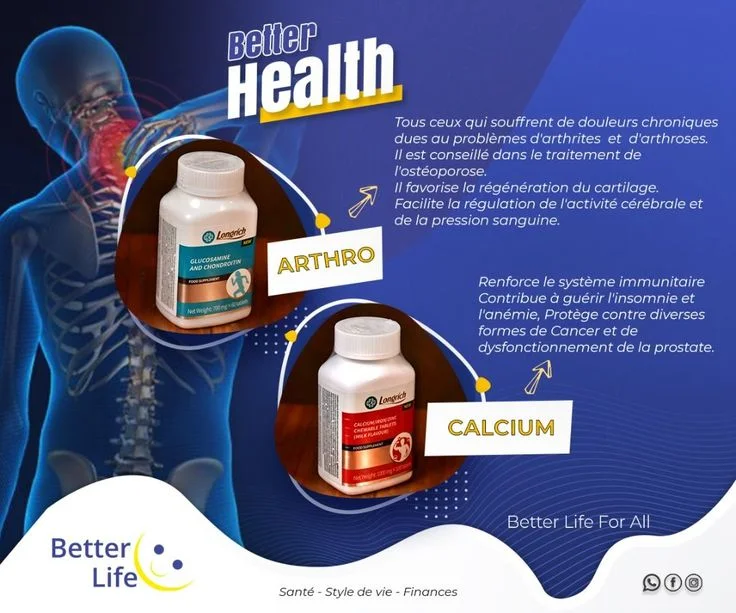 ARTHRO Longrich (Glucosamine et chondroïtine )