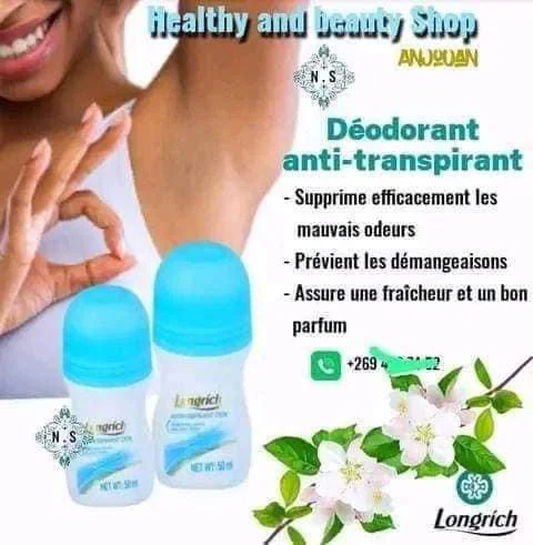 DEODORANT ANTI TRANSPIRANT ( a base de fleur naturelle )