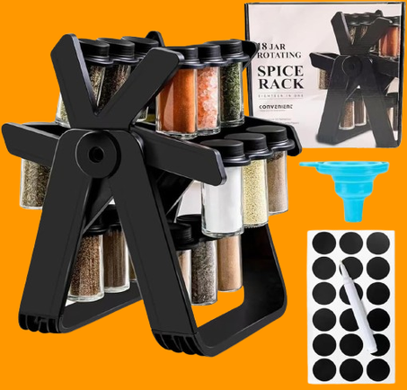 Rotating spice organizer