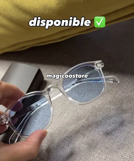 moscottype transparent et bleu ciel