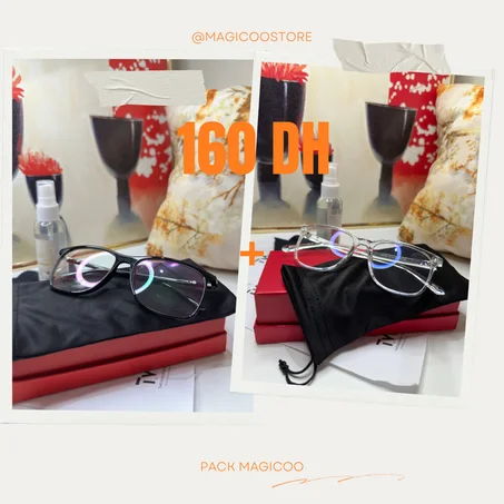 PACK TRANSPARENT ET NOIR