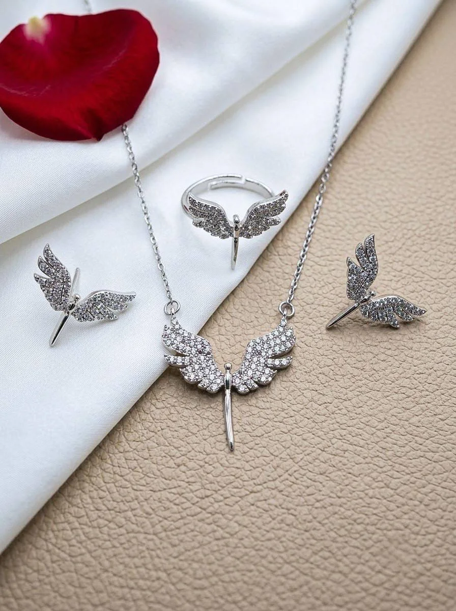 Angel Wings Jewelry Set 🪽