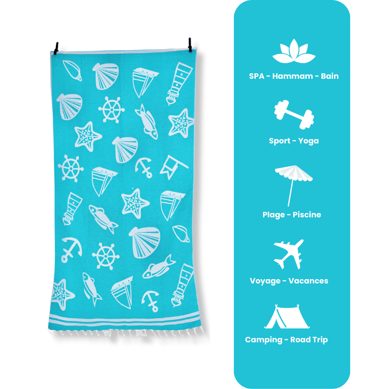 Fouta Pirat 1M*2M