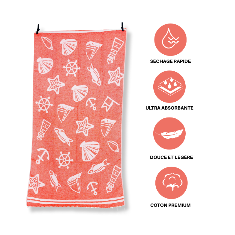 Fouta Pirat 1M*2M
