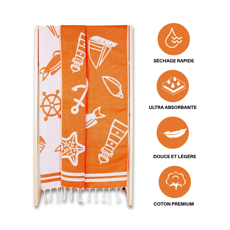 Fouta Pirate 1M*2M