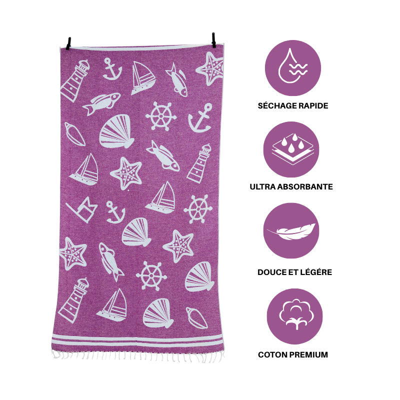 Fouta Pirat 1M*2M