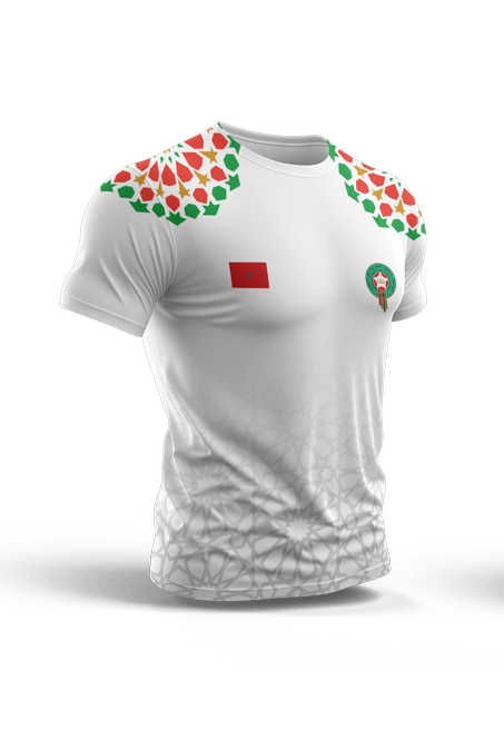 قميص المنتخب بالزليج المغربي الأصيل