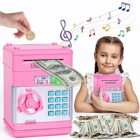 Kids Money Bank Machine (Pink)