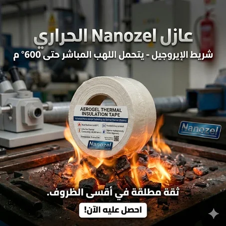 شريط الايروجيل - يتحمل اللهب المباشر حتى ٦٠٠م