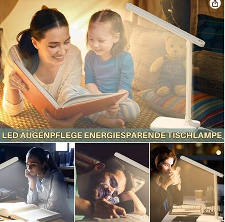 Lampe de bureau LED avec chargeur sans fil