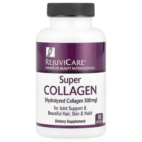 Rejuvicare, Super collagène, 500 mg, 90 capsules Fait par Rejuvicare