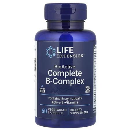 Life Extension, BioActive, Complexe complet de vitamines B, 60 capsules végétariennes Fait par Life Extension