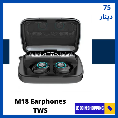 M 18  TWS Wireless Earphones
