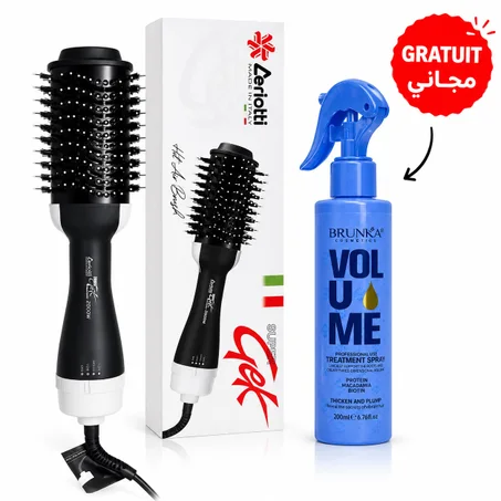 فرشاة ONE STEP لتجفيف وتصفيف الشعر الأيونية 2000W + بخاخ VOLUME مجاني