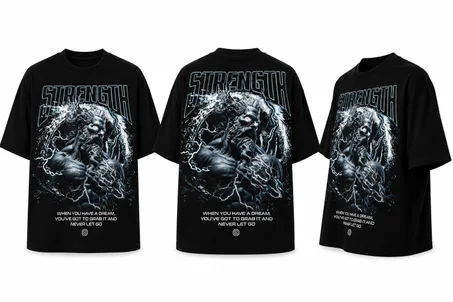 Strength Oversized T-Shirt ⚡