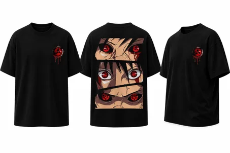 Uchiha Vision Oversized T-Shirt