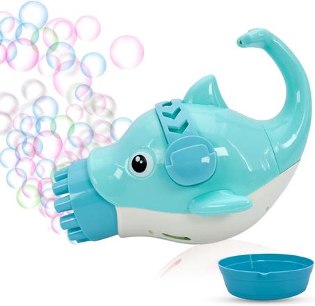 لعبة مسدس فقاعات بتصميم دولفين مزود بـ12 فتحة للأطفال من شوبنيك