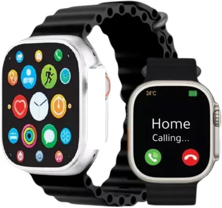 ساعة ذكية للرجال والنساء 7 سوار اضافي للشحن اللاسلكي تتبع اللياقة البدنية مع مراقب معدل ضربات القلب متتبع جودة النوم مكالمات بلوتوث متطورة 100 وضع رياضي من سمارتشي ألوان متعددة