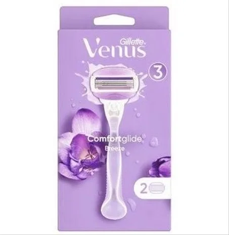 🌸 شفرة جيليت فينوس النسائية برائحة زهرية منعشة – حلاقة ناعمة تدوم حتى 8–10 مرات ✨