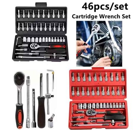 مجموعة لقم مفك براغي 46 قطعة