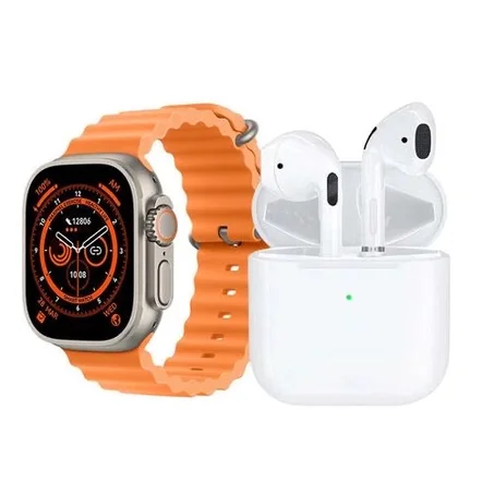 باقة ذكية: ساعة S30 Pro Max الذكية + سماعات AirPods Pro 5 اللاسلكية