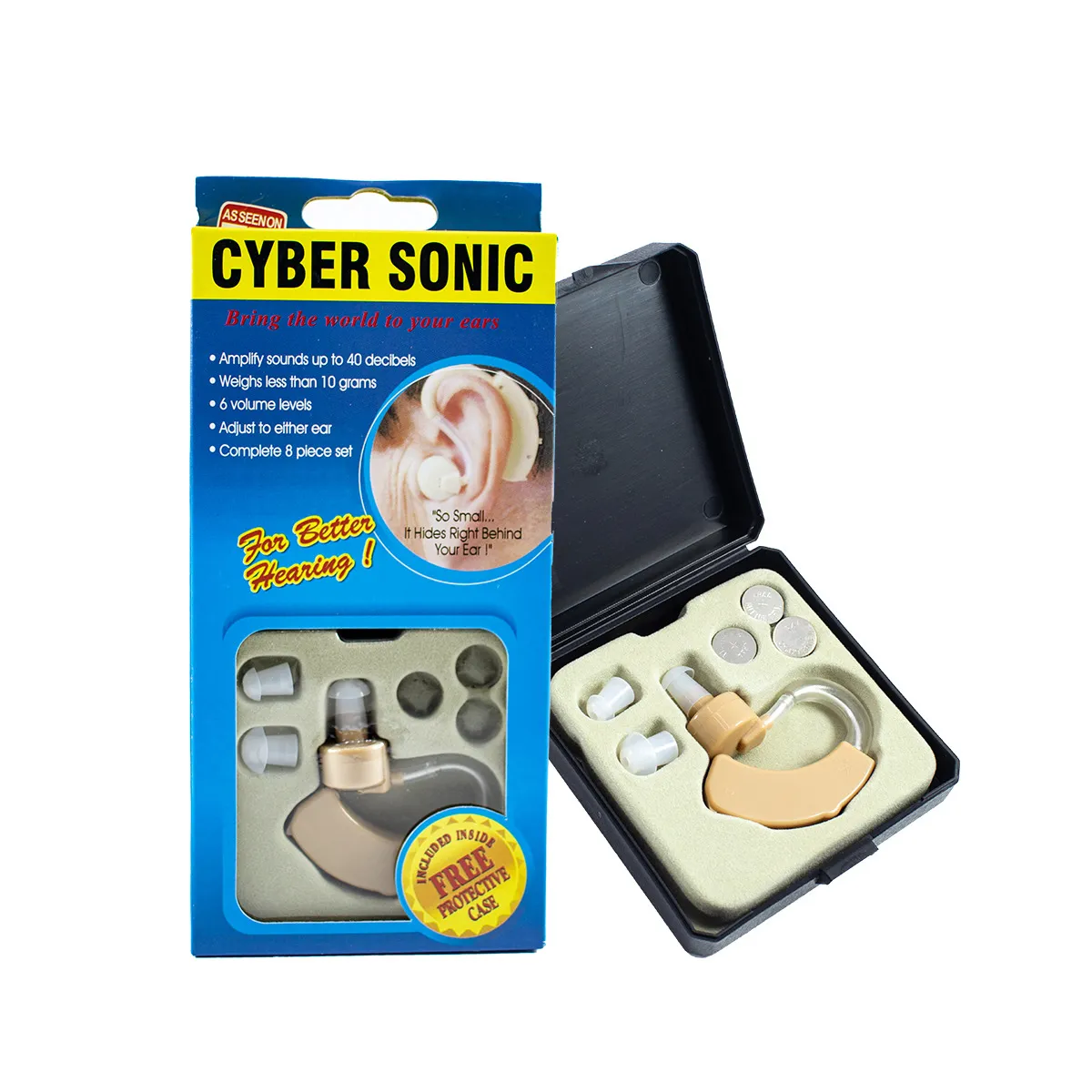 سماعة مساعدة للسمع Cyber Sonic بخفة وجودة ثابتة