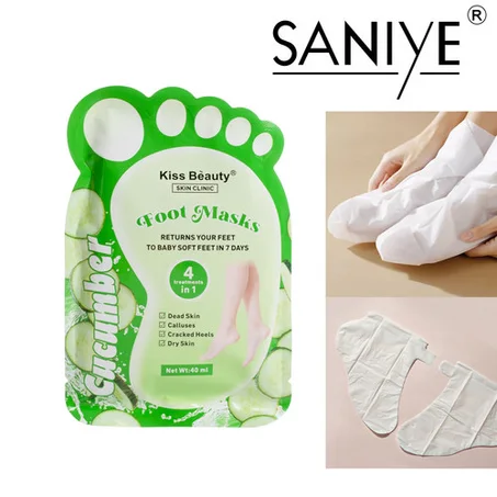 ماسك تقشير القدمين SANIYE – نعومة فائقة وإزالة الجلد الميت خلال 7 أيام