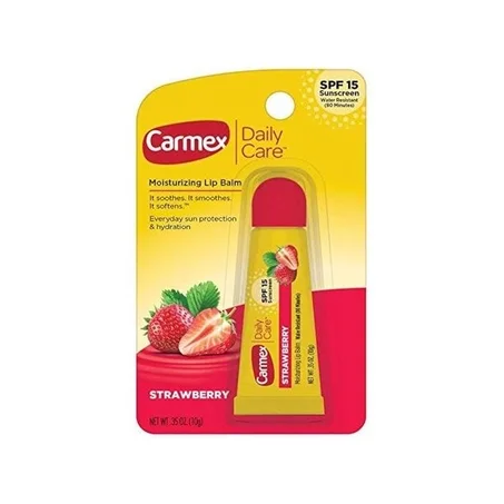 مرطب شفاه كارمكس بالفراولة – ترطيب عميق وحماية يومية برائحة فاكهية منعشة