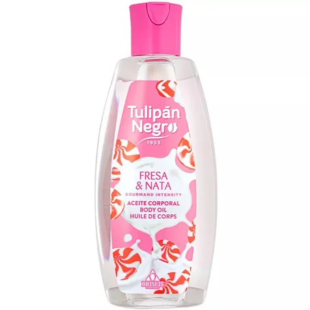 زيت الجسم توليبان نيغرو بالفراولة والكريمة – ترطيب عطري ولمسة أنوثة ناعمة