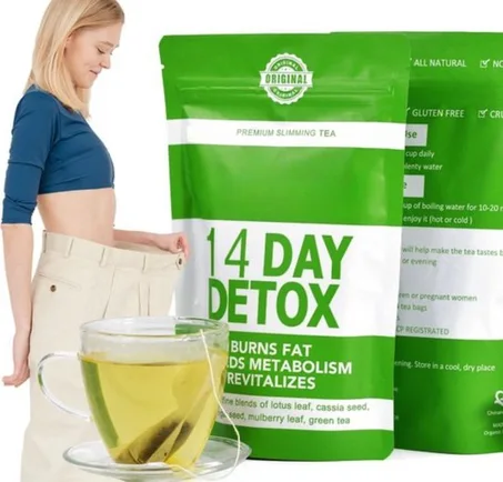 شاي النحافة للتخلص من السموم لمدة 14 يومًا