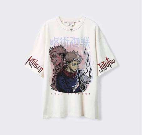 Itadori Yuji - Jujutsu Kaisen  - Blanc - T-shirt