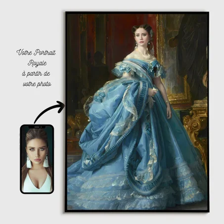 Reine en Robe Blue