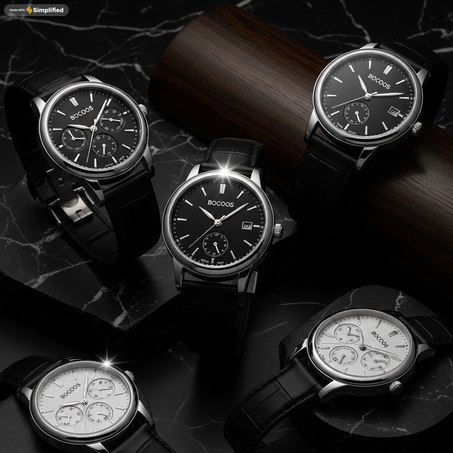 ساعة BOCOOS أوتوماتيكية – أناقة خالدة للرجل العصري