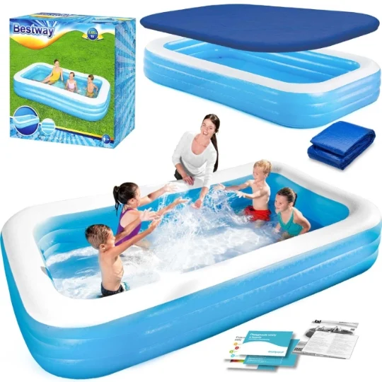 Bestway Piscine Gonflable Rectangulaire familiale enfants