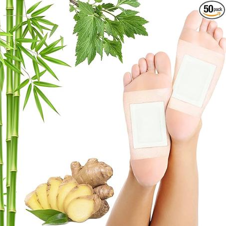 رقع قدم زيت الزنجبيل للتنظيف العميق